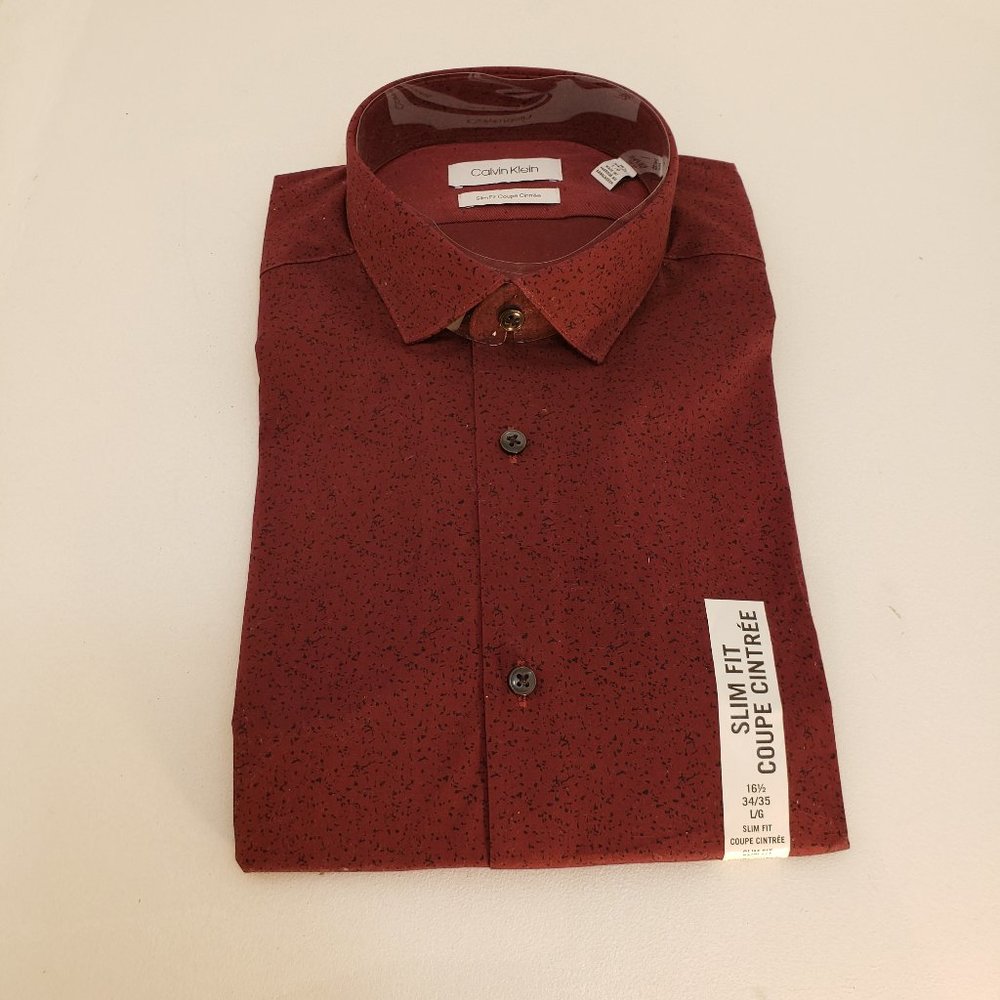Calvin Klein NEW Shirt Slim Fit Men's NWT
